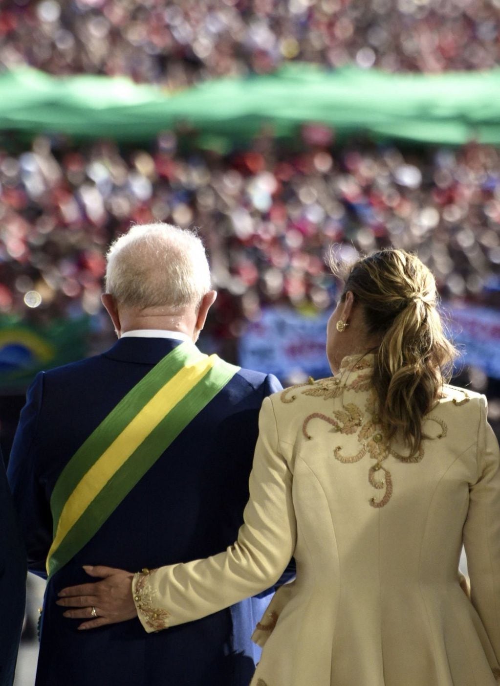 Lula y Janja en la asunción presidencial.