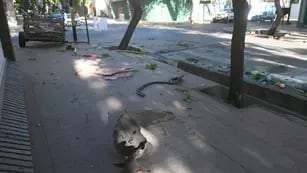 Espectacular accidente en la esquina de Ayacucho y José Federico Moreno: chocaron dos camionetas y 3 personas fueron hospitalizadas.