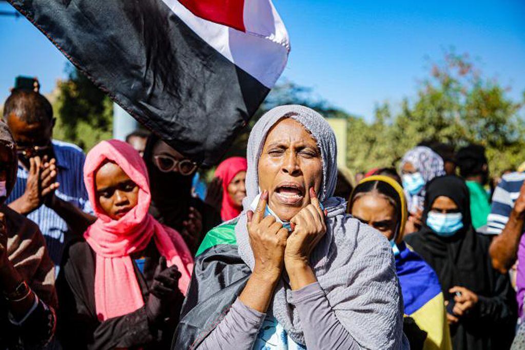 Manifestación en Jartum (Sudán). EFE