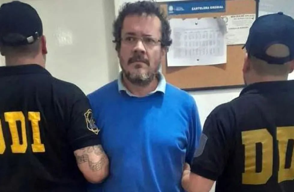 Martín del Río está detenido desde agosto pasado imputado por el doble parricidio de Vicente López. - Archivo / Los Andes