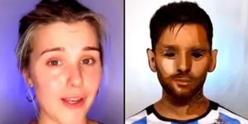 Viral: la increíble transformación de una maquilladora en Lionel Messi al ritmo de “Muchachos”