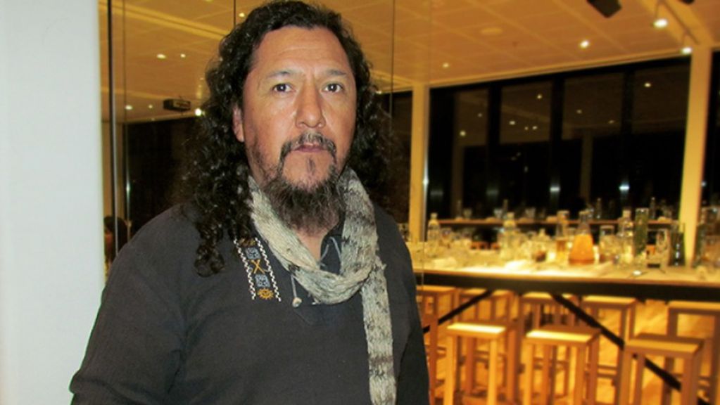 Gabriel Jofré, referente de la comunidad mapuche de Mendoza.