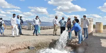 Lavalle: Comunidad de La asunción recuperó un pozo de agua para desarrollar cultivos agroecológicos