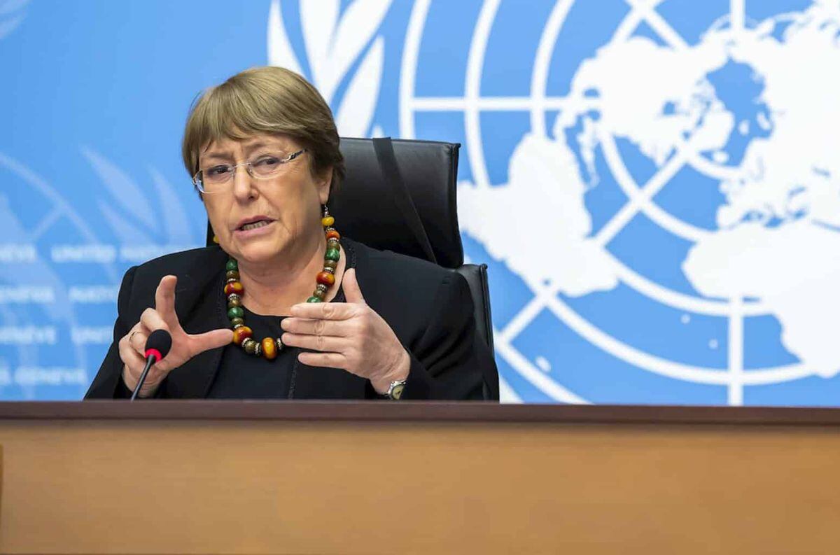 Michele Bachelet, alta comisionada de la ONU para los Derechos Humanos.