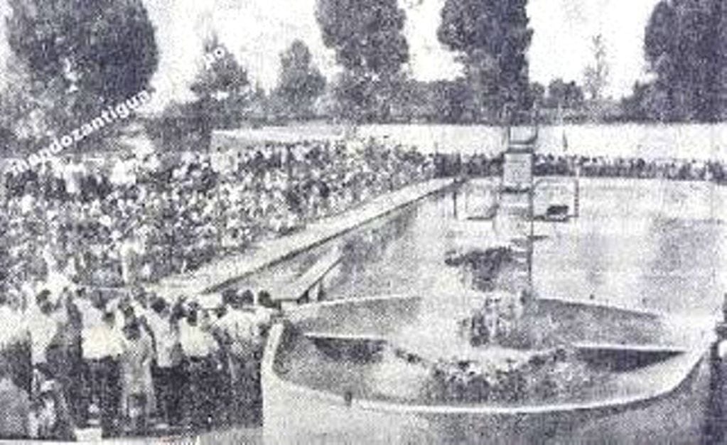 Inaguración de la pilética olímpica en 1949. / Gentileza.
