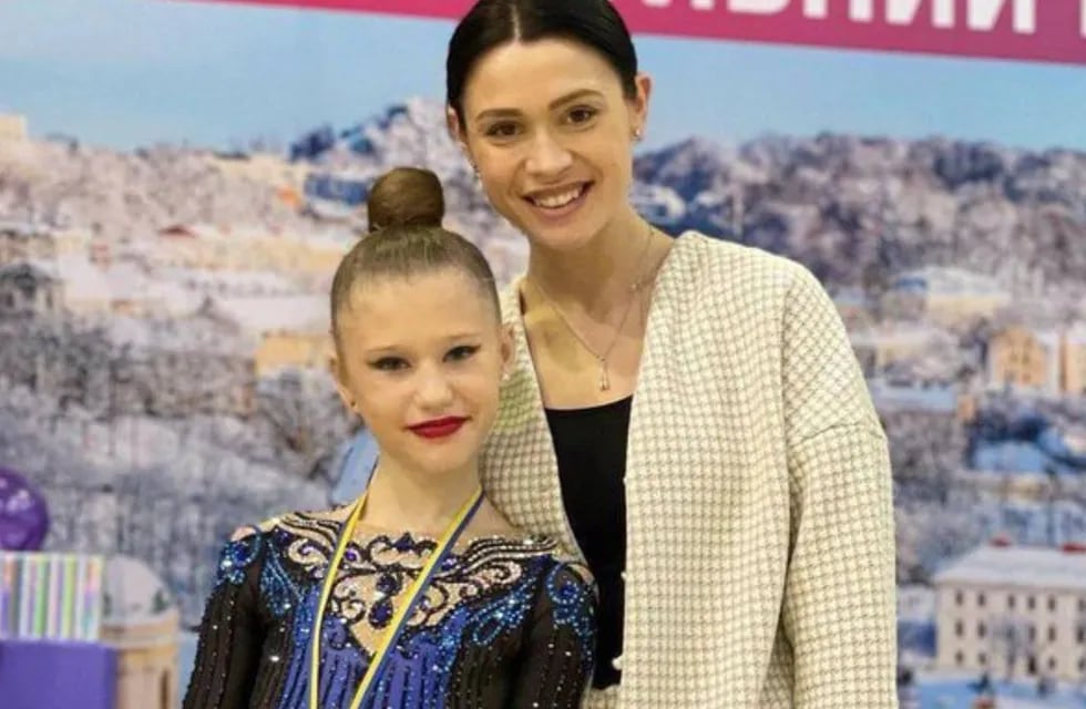 Momento terrible para la gimnasia. La promesa ucraniana Katya Dyachenko, de 11 años, perdió la vida tras ser alcanzada por un misil en Mariupol. / Gentileza.