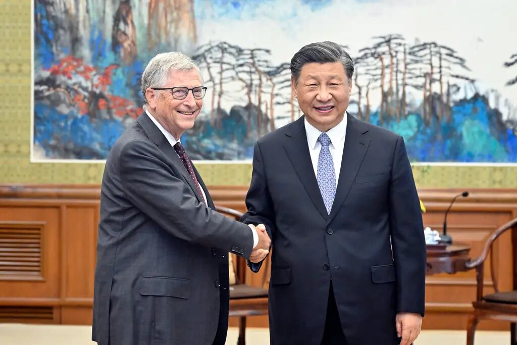 Bill Gates y Xi Jinping