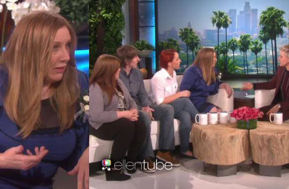 El día que la dueña de "el vestido" llegó a "The Ellen Show" ¡era azul y negro!