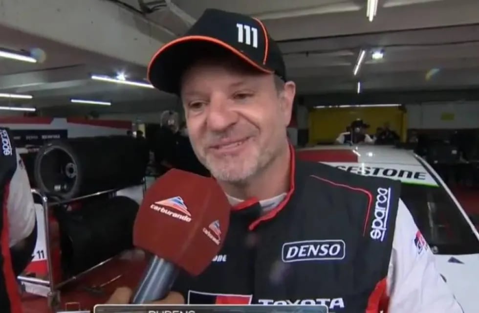 Rubens Barrichello feliz de haber corrido en el Súper TC2000