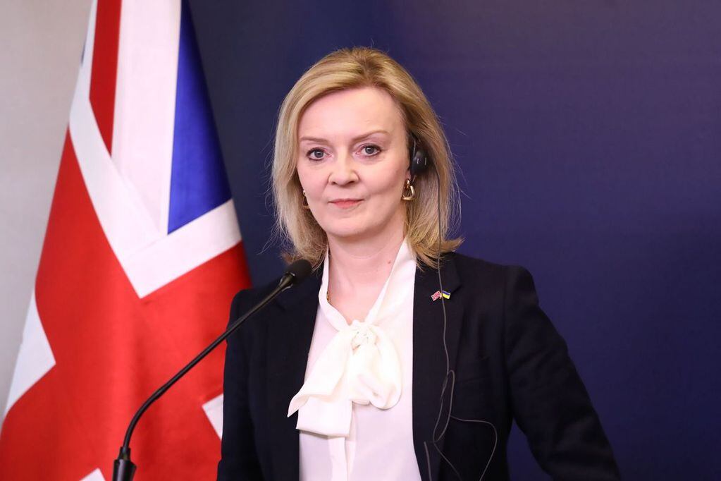 La ministra de Exteriores británica, Liz Truss
