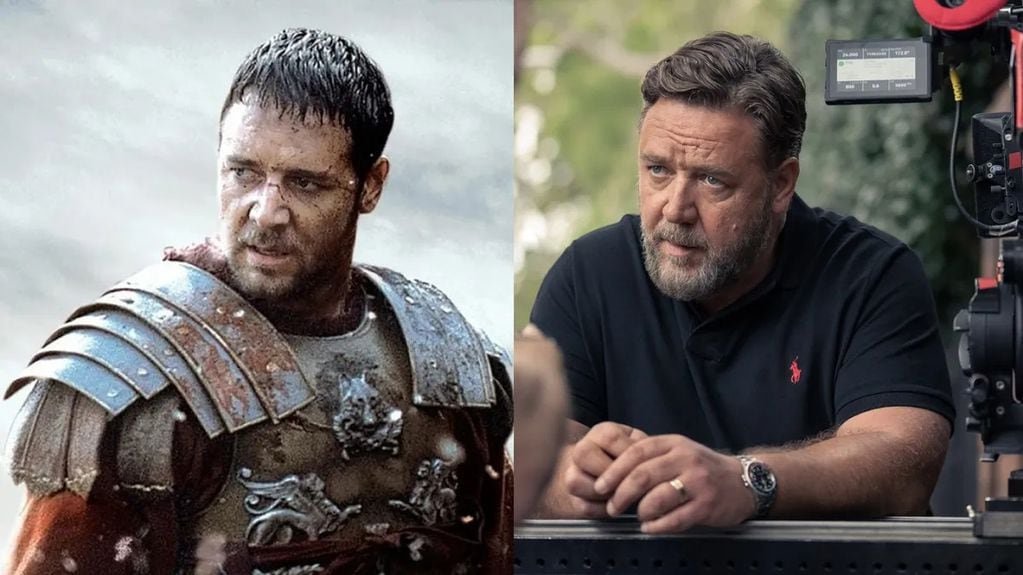 El antes y después de Russell Crowe