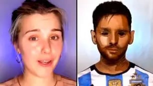 Viral: la increíble transformación de una maquilladora en Lionel Messi al ritmo de “Muchachos”