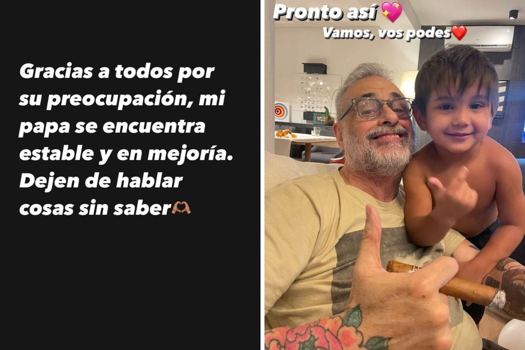 Morena Rial compartió un mensaje y habló de la salud de Jorge Rial.