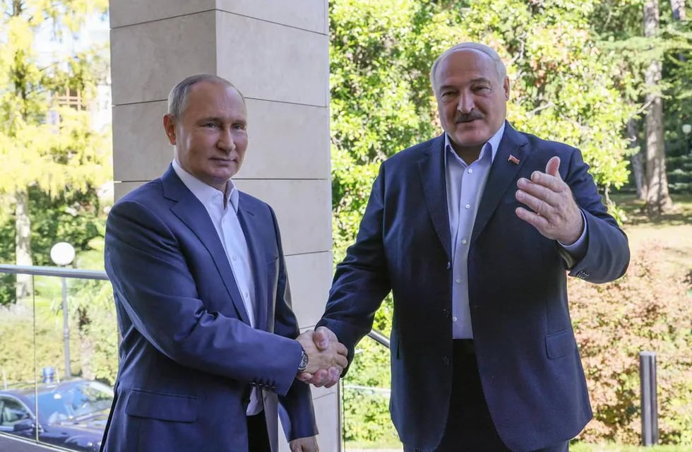 Los presidentes de Rusia y BIelorrusia, Vladimir Putin y Alexandr Lukashenko respectivamente, en una imagen de archivo.