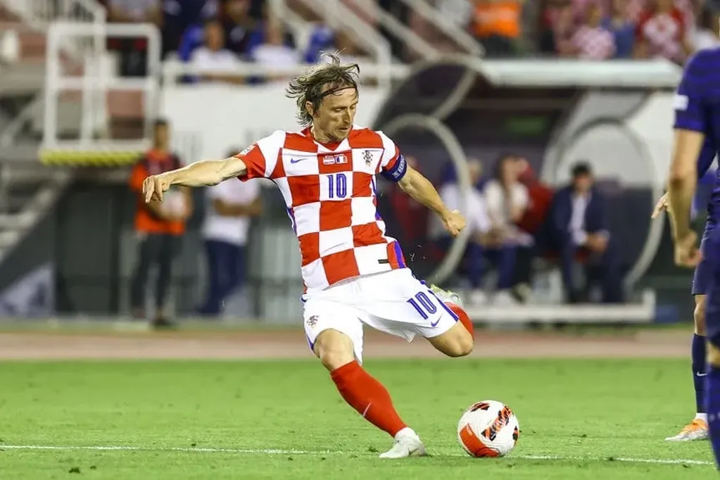 El seleccionado croata listo para la disputa en Qatar 2022. (Prensa Tyc Sports)
