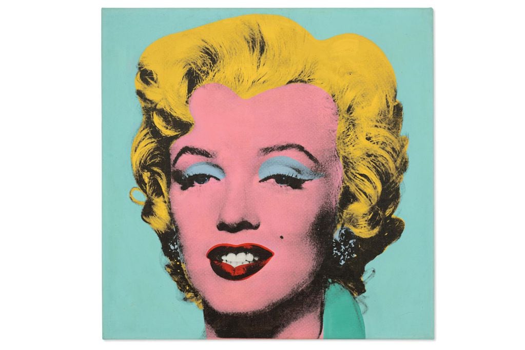 Icónico retrato de Marilyn Monroe del estadounidense Andy Warhol (AP)