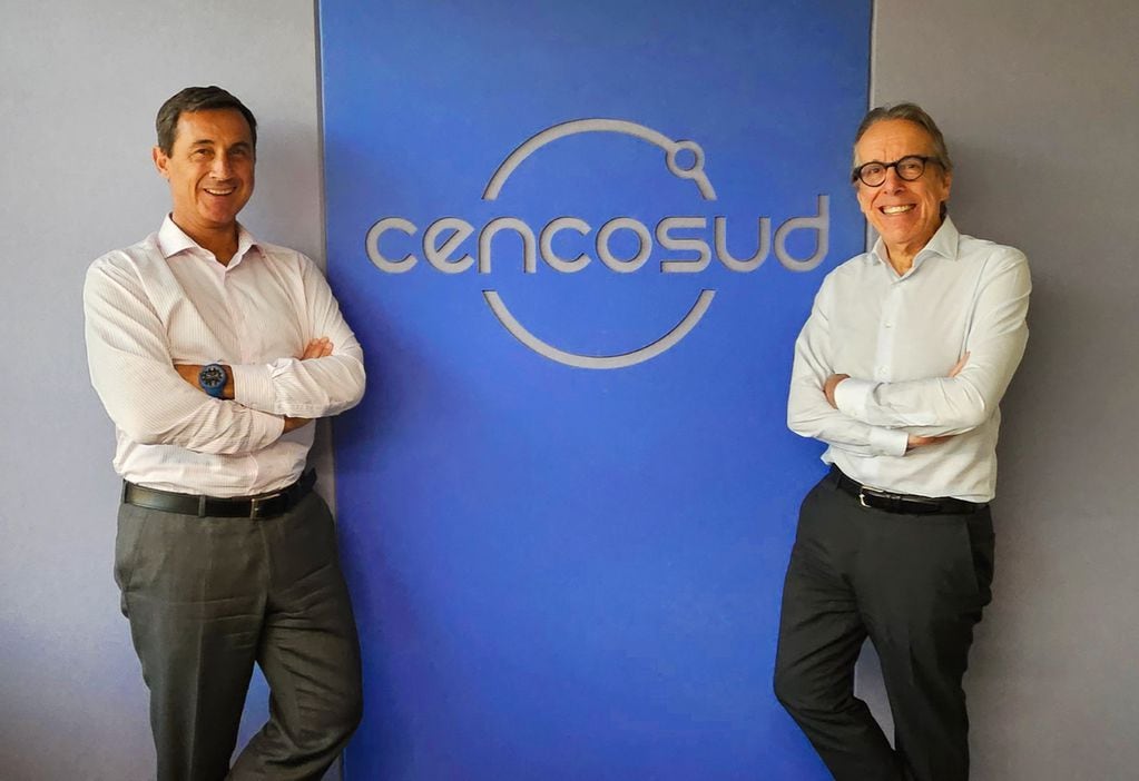 Rodrigo Larran y Julio Moura, Presidente de Cencosud.