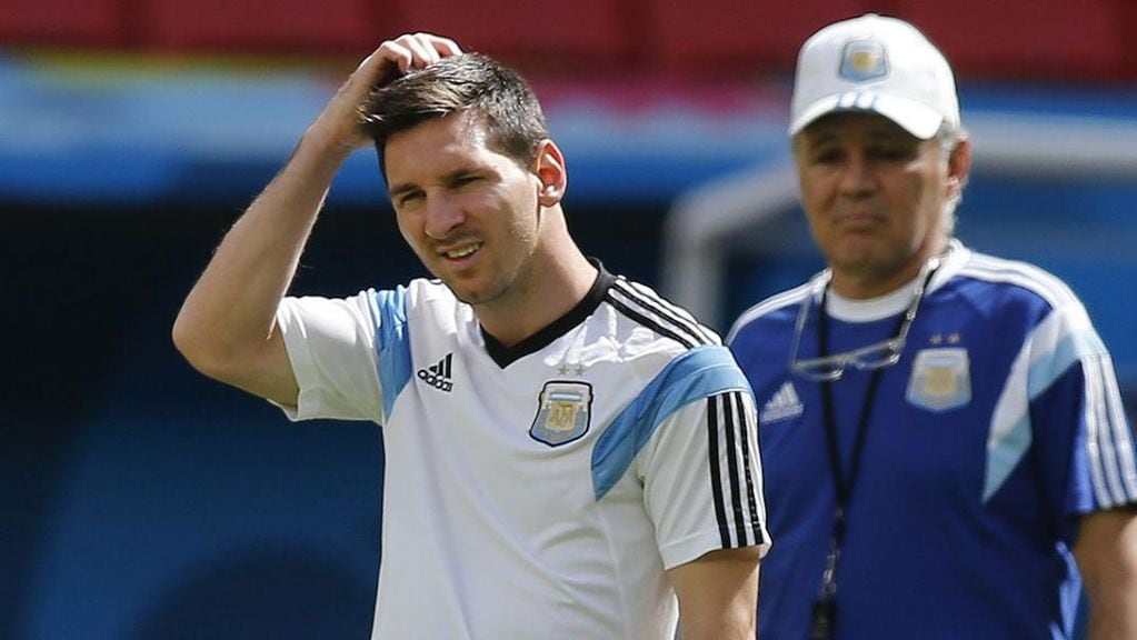 Messi y su cariño eterno para Alejandro Sabella. / Gentileza.