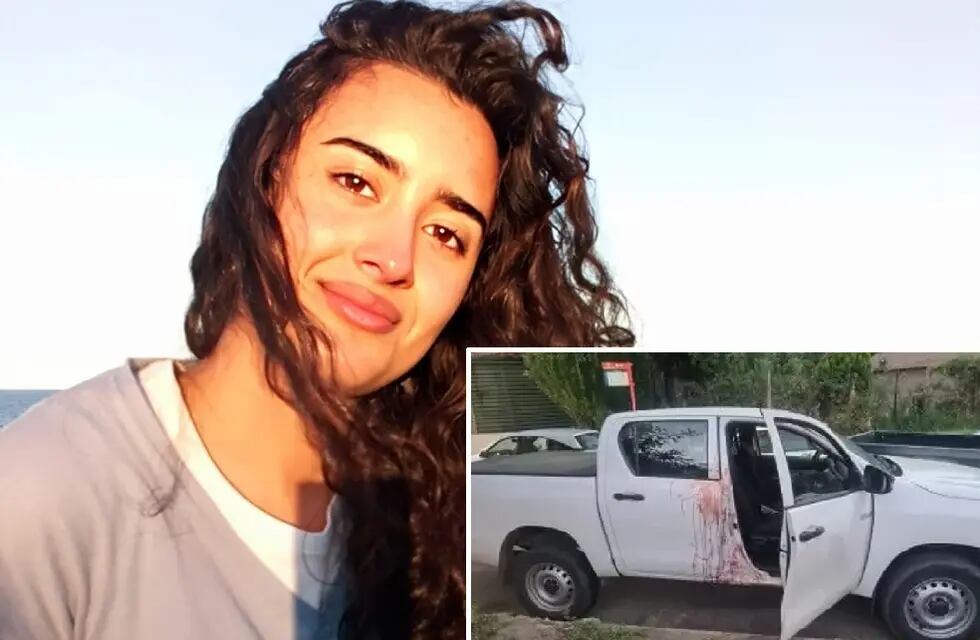 Malén Ledesma quedó tendida en la banquina Sur de la ruta 82. La camioneta bañada en sangre de la joven era conducida por el detenido.