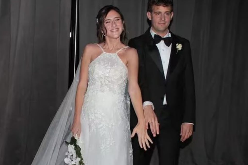 Carolina Amoroso y Guido Covini  se casaron en una ceremonia muy romántica
