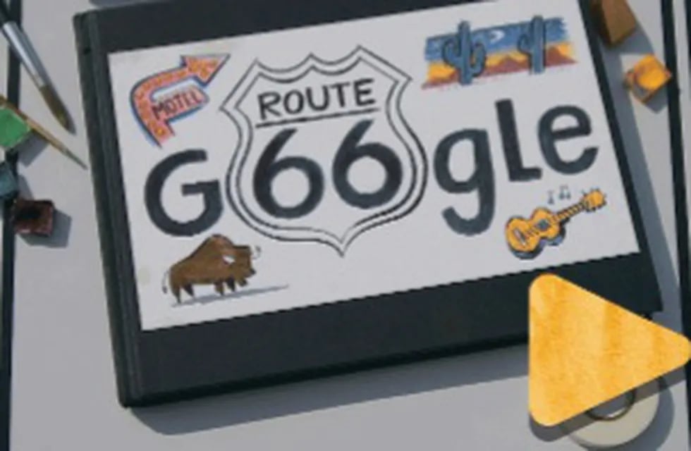 Google homenajea la primera vez que se nombró a la Ruta 66 como tal. Para eso cambió su Doodle por un vídeo que recorre la larga carretera estadounidense.