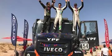 Los mendocinos, que se preparan para el Dakar 2018, se impusieron el Oilybia Rally de Marruecos .