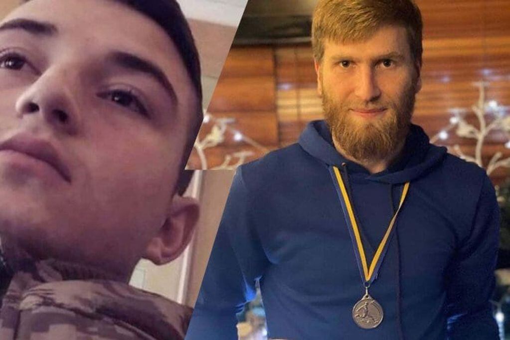 Vitalii Sapylo (21 años) y Dmytro Martynenko (25) fallecieron por los ataques rusos.