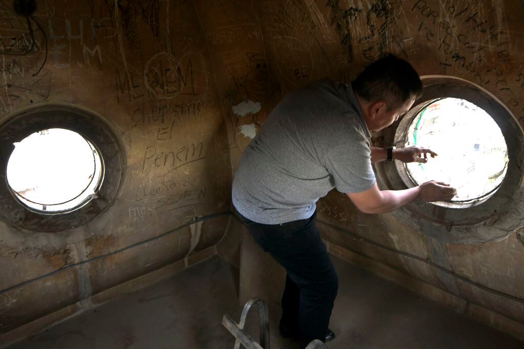 Desde el interior de la cúpula, todo parece pequeño. Foto:  Orlando Pelichotti/ Los Andes