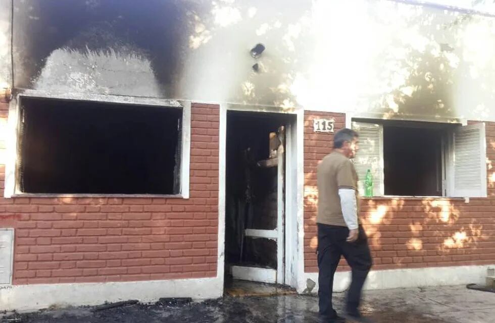Se incendió una casa de familia en Guaymallén e investigan si fue intencional