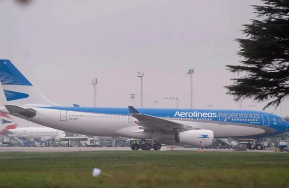 El avión de Aerolíneas Argentinas -  (Télam / Lara Sartor)