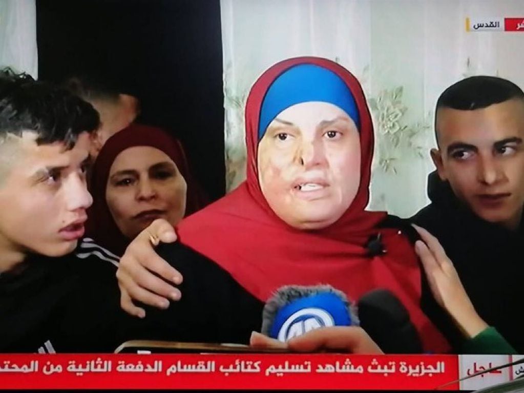 Israa Jaabis, la mujer que intentó dos veces consecutivas hacer explotar a israelíes, fue una de las liberadas en las últimas horas a pedido de Hamás.