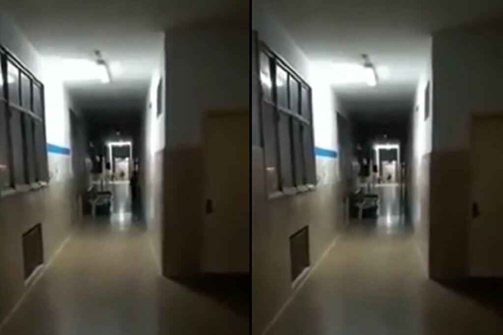 Video: el "nene fantasma" que aterra en los pasillos de un hospital de Buenos Aires