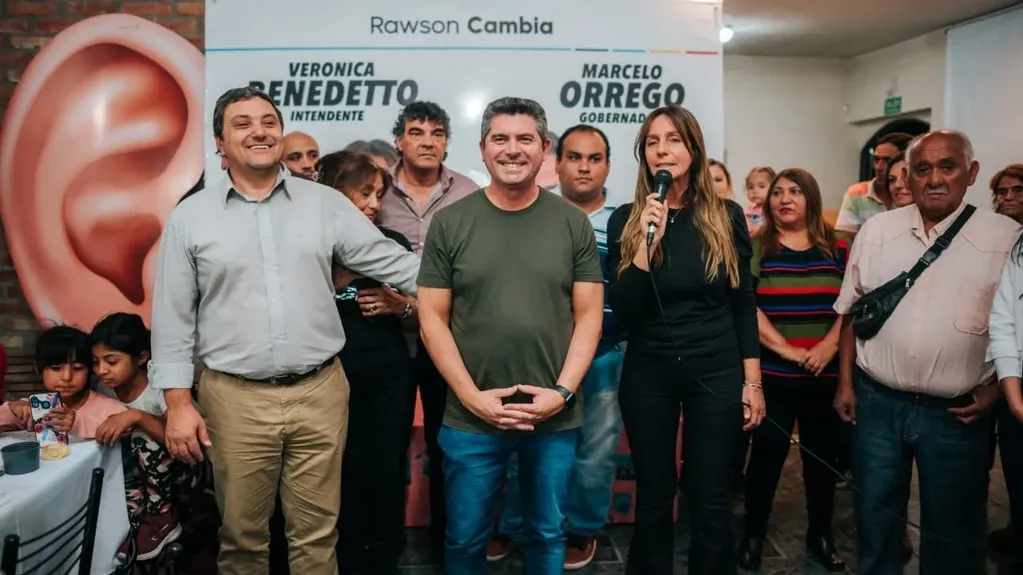 Emilio Achem, a la izquierda, es uno de los hombres más cercanos a Marcelo Orrego. Fue elegido para liderar la lista de candidatos a senador para la contienda de agosto.