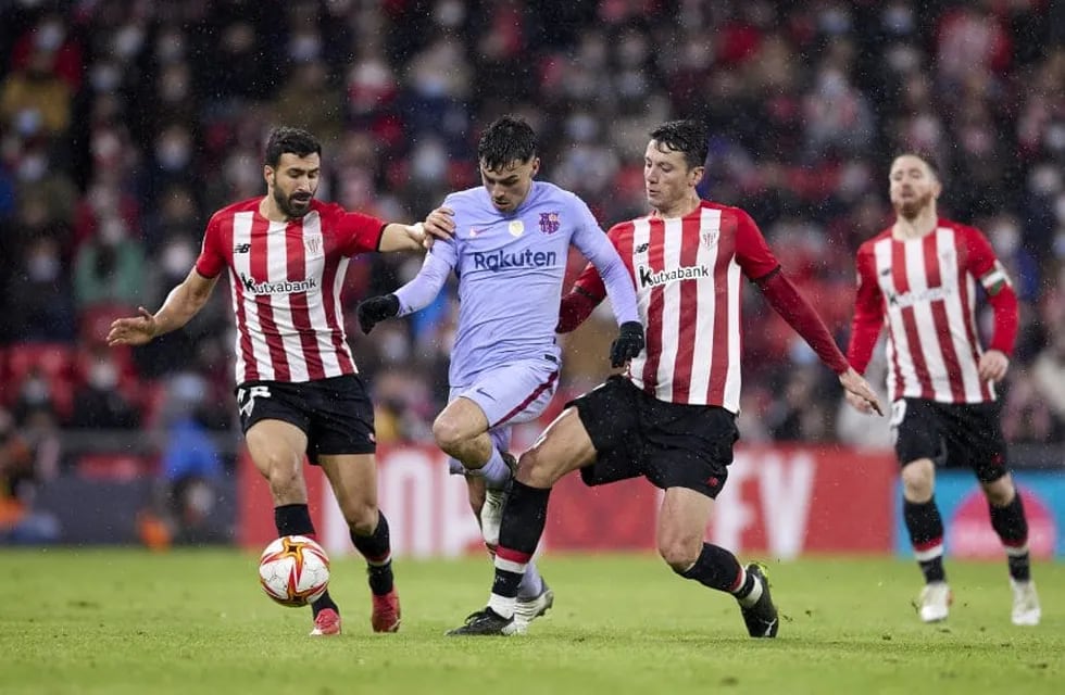 Los comandados por Xavi perideron 3-2 con el Bilbao en los octavos de final y quedaron eliminados. / Gentileza.