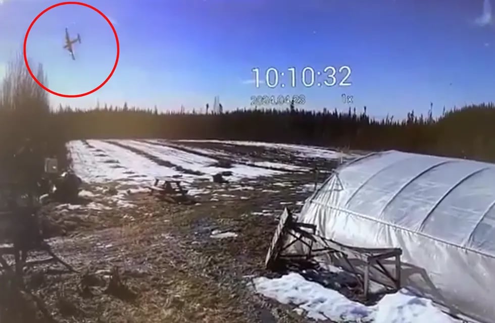 Un avión con dos ocupantes se estrelló en Alaska a pocos minutos de despegar.