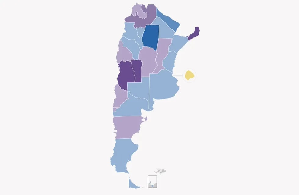 Mapa interactivo: mirá cómo se votó y quién ganó en cada provincia en las elecciones generales 2023