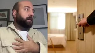 Video: dormía en un hotel, se despertó para ir al baño y se encontró con un extraño en la habitación