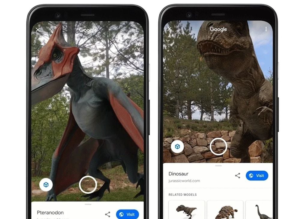 Cómo activar los dinosaurios 3D en Google (Web)