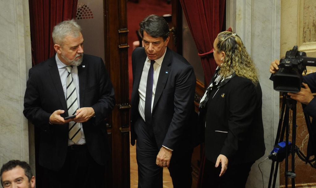 El jefe de Gabinete, Nicolás Posse, tuvo su primera aparición en público (Foto: Federico López Claro)