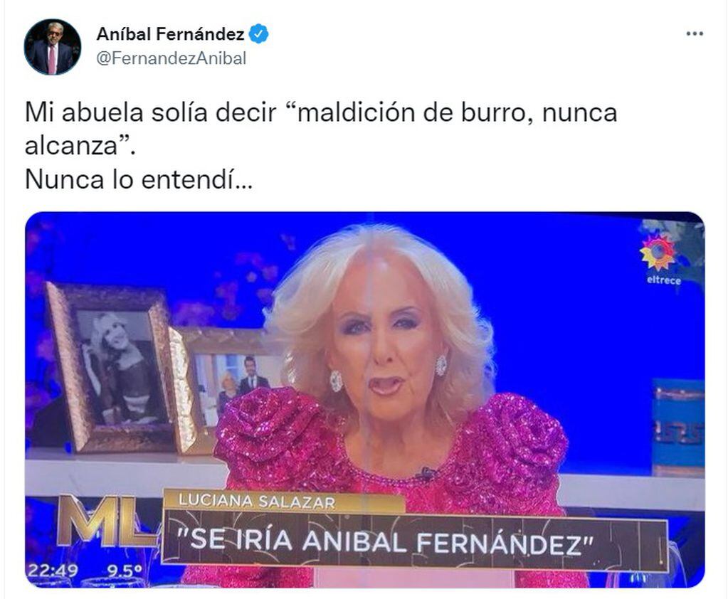 Twitter Aníbal Fernández