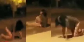 El video de una mujer aparentemente poseída en Rodeo del Medio conmueve a toda la comunidad. Foto: Captura de Video.