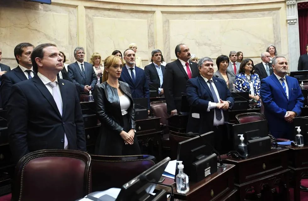 El interbloque de senadores del Frente de Todos se apresta a debatir la ampliación de la Corte. / Foto: Comunicación Senado