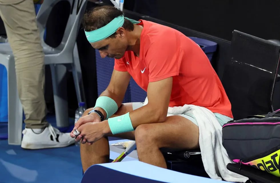 Rafael Nadal admitió estar "más preocupado de lo normal" por las molestias físicas sufridas en su compromiso en el ATP de Brisbane. (AP)