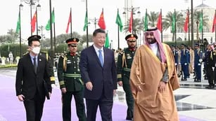 Xi Jinping y Mohammed bin Salman