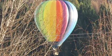 Video: un globo aerostático chocó en Nueva Zelanda