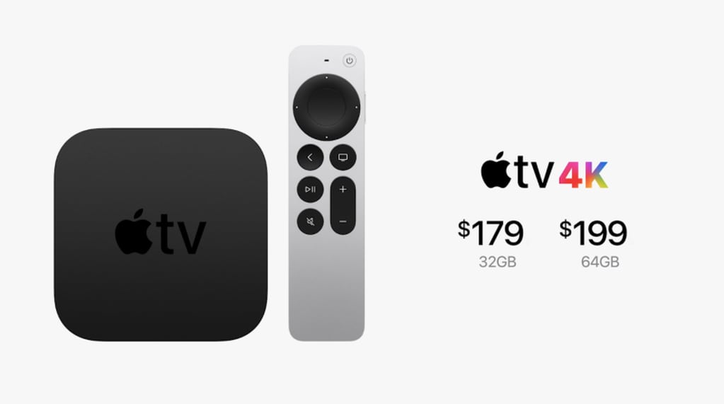 Apple presentó un nuevo Apple TV 4K con mejor resolución y procesador más potente.