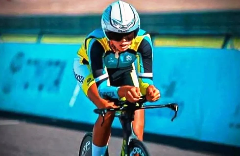 Julieta Benedetti será la ciclista mendocina que llevará la bandera argenitna. / Gentileza.