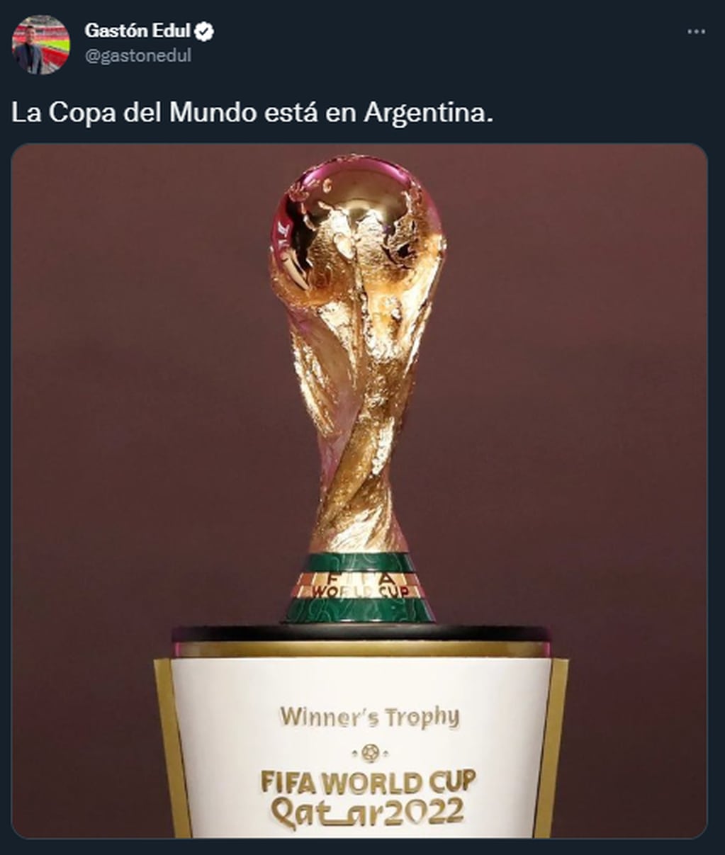 La Copa del Mundo se encuentra en Argentina
