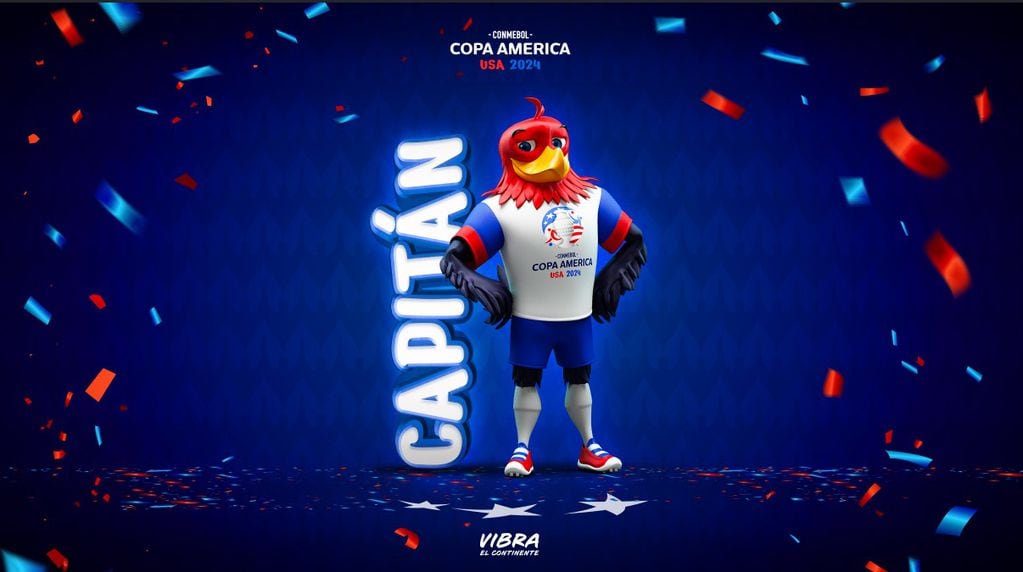 La mascota de la Copa América 2024. (Conmebol).