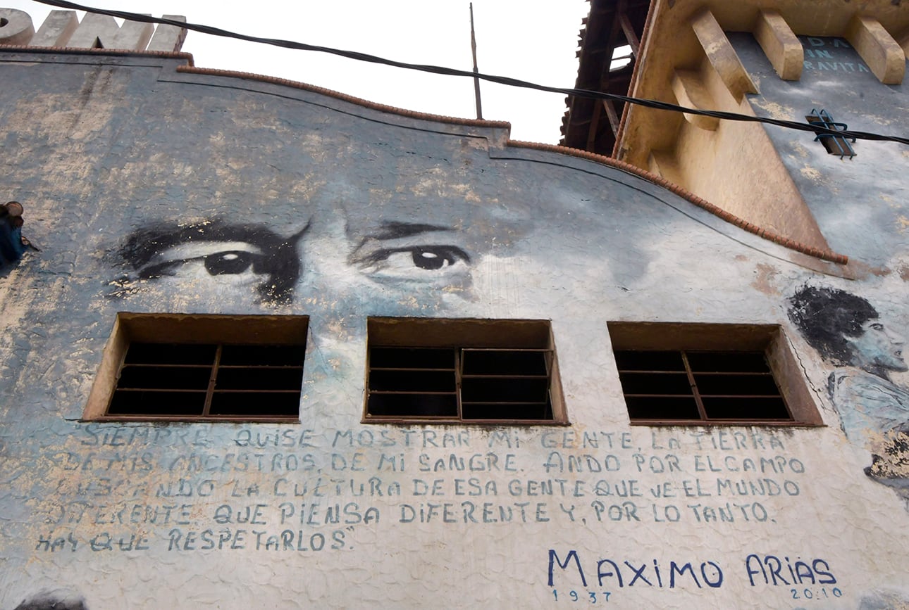 La impronta del fotógrafo Máximo Arias, y su inmensa mirada. Foto: Orlando Pelichotti
